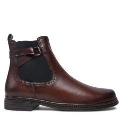 Botki Gabor. Brązowe botki damskie Gabor, bez wzorów, bez obcasa, na płaskiej podeszwie, bez zapięcia. Za 579.99 zł.