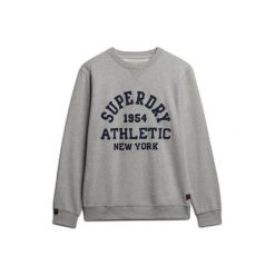 Bluza Superdry Athletic. Szare bluzy męskie Superdry, m, bez wzorów, bez ramiączek, bez kaptura. Za 348.85 zł.