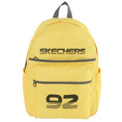Plecak unisex Skechers Downtown Backpack pojemność 20 L. Żółte plecaki damskie Skechers, bez wzorów, sportowe. Za 73.99 zł.