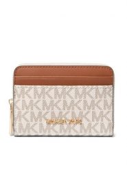 MICHAEL Michael Kors Portfel 32T4GJ6Z5B Beżowy. Brązowe portfele damskie MICHAEL Michael Kors, ze skóry. Za 360.99 zł.
