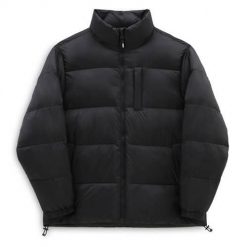 Kurtka uniwersalna męska Vans NO Hood Puffer. Czarne kurtki męskie Vans, na zimę, m, bez wzorów, z materiału, klasyczne, bez kaptura. Za 561.05 zł.