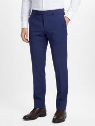 Finshley & Harding spodnie garniturowe Mężczyźni Modern Fit niebieski, 102. Niebieskie garnitury męskie Finshley & Harding, m, bez wzorów, z syntetyku, biznesowe. Za 349.95 zł.