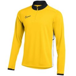 Bluza męska Nike Dri-Fit Academy 25 Drill Top. Żółte bluzy męskie Nike, m, bez wzorów, z poliesteru, sportowe, bez ramiączek, bez kaptura. Za 141.99 zł.