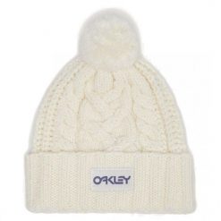 Czapka Zimowa Unisex Oakley Harper Pom Beanie. Białe czapki męskie Oakley, na zimę, bez wzorów. Za 141.99 zł.