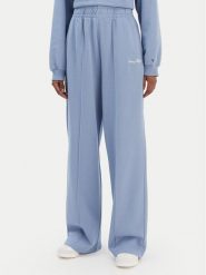 Tommy Hilfiger Spodnie dresowe Script WW0WW48784 Niebieski Relaxed Fit. Niebieskie spodnie sportowe damskie Tommy Hilfiger, bez wzorów, z bawełny. Za 649.99 zł.