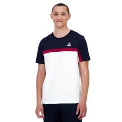 Koszulka Le Coq Sportif Tri SP N°2. Białe koszulki sportowe męskie le coq sportif, m, bez wzorów, bez ramiączek. Za 194.50 zł.