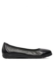 Caprice Baleriny 9-22150-42 Czarny. Czarne balerinki damskie Caprice, bez wzorów, ze skóry, bez obcasa, bez zapięcia. Za 192.99 zł.
