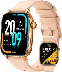 Smartwatch Colmi Smartwatch C8 Max (Złoty). Żółte zegarki smartwatch Colmi, bez wzorów. Za 99.00 zł.