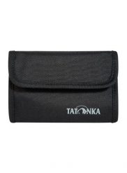 Portfel Tatonka Money Box RFID B - black/black. Czarne portfele męskie Tatonka, bez wzorów, z poliamidu. Za 69.29 zł.