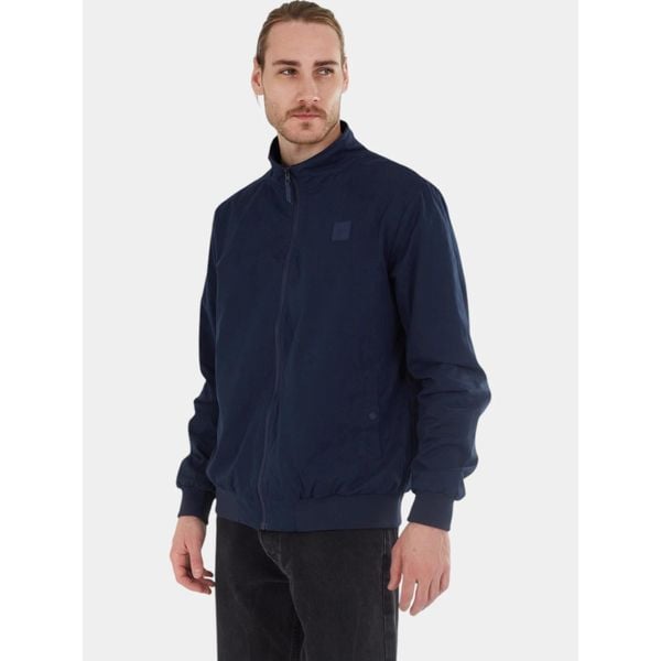 Kurtka przejściowa męska Fundango Harrington. Niebieskie kurtki męskie FUNDANGO, m, bez wzorów, casualowe, bez kaptura. Za 379.90 zł.