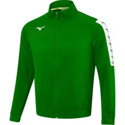 Kurtka Mizuno Nara Track. Zielone kurtki męskie Mizuno, l, bez wzorów, z tkaniny, eleganckie, bez kaptura. Za 235.00 zł.