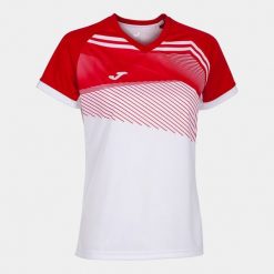 Koszulka do piłki nożnej damska Supernova II. Białe bluzki damskie Joma, xl, bez wzorów, sportowe, bez kołnierzyka, bez ramiączek. Za 131.99 zł.