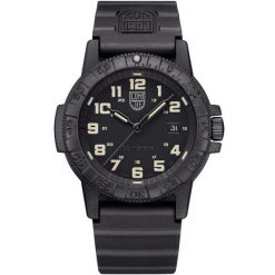 Zegarek męski Luminox XS.0330, Quartz, 44mm, 10ATM. Czarne zegarki męskie Luminox, bez wzorów, z materiału. Za 1,467.45 zł.