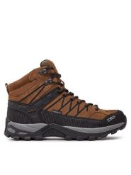 CMP Trekkingi 3Q12947 Brązowy. Brązowe botki męskie CMP, bez wzorów, ze skóry, bez obcasa, bez zapięcia. Za 339.99 zł.