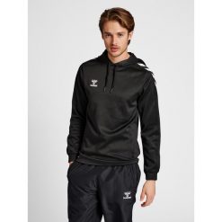 Bluza z kapturem Hummel hmlCORE. Czarne bluzy damskie Hummel, l, bez wzorów, sportowe, bez ramiączek, z kapturem. Za 217.50 zł.