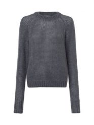 IPURI Sweter z dzianiny Kobiety szary, S. Szare swetry nierozpinane damskie IPURI, s, bez wzorów, z dzianiny, bez kołnierzyka, bez ramiączek. Za 299.95 zł.