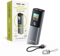 Powerbank Mobile Origin Mobile Origin 100W PD 14000mAh Display PowerBank PB12 - USB-C + USB-A. Powerbanki MOBILE ORIGIN. Za 169.99 zł.