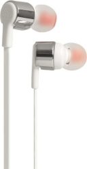 JBL Tune 210 wired in-ear headphones, gray. Szare słuchawki douszne JBL. Za 77.41 zł.