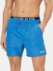 Calvin Klein Swimwear Szorty kąpielowe LV00N61015 Niebieski Regular Fit. Niebieskie kąpielówki męskie Calvin Klein Swimwear, m, bez wzorów, z syntetyku. Za 299.99 zł.