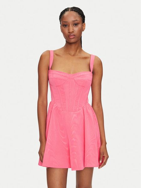 Bardot Sukienka koktajlowa Nisa Corset 59866DB Różowy Regular Fit. Czerwone sukienki damskie Bardot, bez wzorów, z syntetyku, wizytowe, bez kołnierzyka, bez ramiączek. Za 369.99 zł.