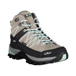 Damskie buty trekkingowe CMP Rigel Waterproof. Brązowe obuwie trekkingowe damskie CMP, z materiału, bez zapięcia. Za 487.00 zł.
