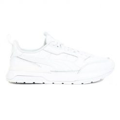 Buty do chodzenia męskie Puma R78 Trek Lth. Białe buty sportowe męskie Puma, bez wzorów, z materiału, bez zapięcia, trekkingowe. Za 366.00 zł.