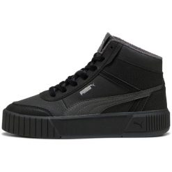 Buty Puma Carina Mia Mid Wt r, Dla obu płci. Czarne obuwie sportowe damskie Puma, bez wzorów, ze skóry ekologicznej, bez zapięcia. Za 490.00 zł.