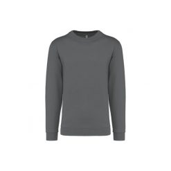Bluza z okrągłym dekoltem Kariban. Szare bluzy damskie KARIBAN, xl, bez wzorów, z bawełny, bez ramiączek, bez kaptura. Za 128.50 zł.
