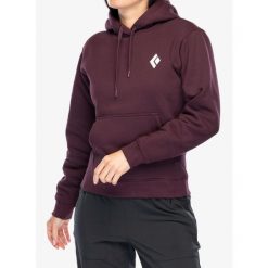 Bluza z kapturem damska Black Diamond Equipment For Alpinists PO Hoody. Czerwone bluzy damskie Black Diamond, l, bez wzorów, sportowe, bez ramiączek, z kapturem. Za 251.99 zł.