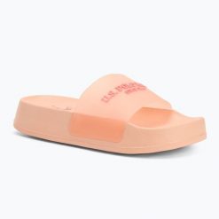 Klapki damskie U.S. Polo Assn. AMAMI009A. Brązowe klapki damskie U.S. Polo Assn., bez wzorów, z syntetyku, sportowe, bez obcasa, bez zapięcia. Za 87.99 zł.