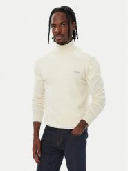 Guess Golf M6BR14 Z1362 Kremowy Regular Fit. Białe swetry męskie Guess, m, z aplikacjami, z syntetyku, bez kołnierzyka, bez ramiączek. Za 394.99 zł.