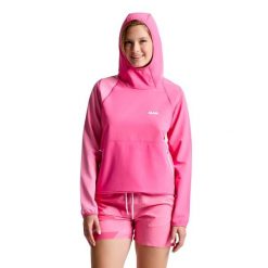 Bluza Slam Foil Ws Tech Hoodie Damskie. Czerwone bluzy damskie SLAM, s, bez wzorów, z lycry, sportowe, bez ramiączek, z kapturem. Za 647.99 zł.