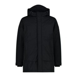 Parka męska turystyczne CMP 34K0877. Czarne parki męskie CMP, na zimę, m, bez wzorów, sportowe, bez kołnierzyka, bez kaptura. Za 543.50 zł.