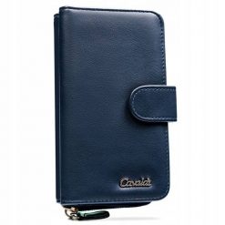 Portfel damski 4U Cavaldi N118-APU-BL c. niebieski. Niebieskie portfele damskie 4U Cavaldi, ze skóry ekologicznej. Za 31.99 zł.