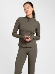 Damska bluza dresowa zapinana na zamek Hummel Prima. Brązowe bluzy damskie Hummel, xl, bez wzorów, z dresówki, bez ramiączek, bez kaptura. Za 312.20 zł.