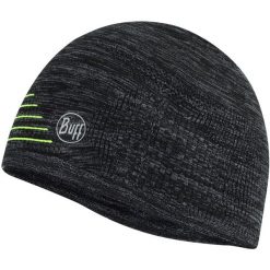 Czapka BUFF DRYFLX® PRO BEANIE LIGHT. Czarne czapki damskie Buff, bez wzorów, sportowe. W wyprzedaży za 98.96 zł.