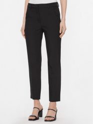 Weekend Max Mara Spodnie materiałowe Rana 2415131021 Czarny Slim Fit. Czarne spodnie materiałowe damskie Weekend Max Mara, bez wzorów, z materiału. Za 759.99 zł.
