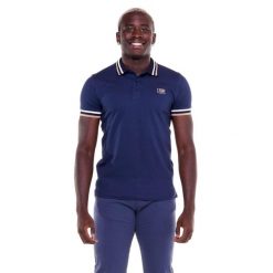 Koszulka polo z bawełna na co dzień na siłownię. Niebieskie koszulki sportowe męskie LEONE 1947 APPAREL, m, bez wzorów, z bawełny, bez ramiączek, na fitness i siłownię. Za 136.83 zł.