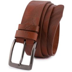Pasek skórzany BELTIMORE r.115-130 cm E35 brązowy. Brązowe paski męskie . Za 65.99 zł.