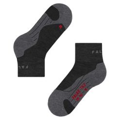 Krótkie skarpety damskie Falke TK2 Explore. Szare skarpetki damskie Falke, bez wzorów, z elastanu. Za 156.50 zł.