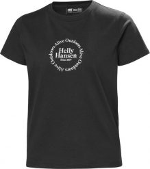 Helly Hansen damska koszulka T-shirt W CORE GRAPHIC TSHIRT 54080 990 XS. Bluzki damskie Helly Hansen, xs, bez wzorów, bez kołnierzyka, bez ramiączek. Za 226.92 zł.