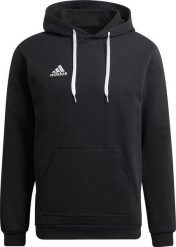 Adidas adidas Entrada 22 Sweat Hoodie H57512 Czarne XXL. Czarne bluzy męskie Adidas, m, bez wzorów, bez kaptura. Za 115.41 zł.