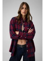 Guess Jeans Top 178963 Czerwony. Czerwone topy damskie Guess Jeans, s, z aplikacjami, z jeansu, bez kołnierzyka, bez ramiączek. Za 389.99 zł.