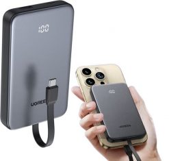 Powerbank Ugreen Powerbank 10000mAh USB + USB-C 20W built-in cable UGREEN 75161B. Powerbanki Ugreen. Za 99.90 zł.