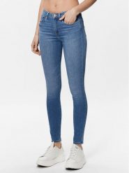 Tommy Hilfiger Jeansy Flex Como WW0WW34297 Niebieski Skinny Fit. Niebieskie jeansy damskie Tommy Hilfiger, bez wzorów, z bawełny. Za 299.99 zł.