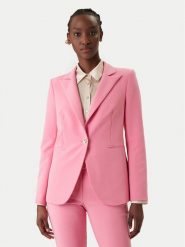 Rinascimento Marynarka CFC0128640003 Różowy Regular Fit. Czerwone marynarki i żakiety damskie Rinascimento, bez wzorów, z syntetyku, bez kołnierzyka, bez ramiączek. Za 699.99 zł.