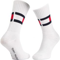 Skarpety Wysokie Unisex TOMMY HILFIGER - 481985001 White 300. Białe skarpetki damskie Tommy Hilfiger, bez wzorów, z bawełny. Za 44.99 zł.