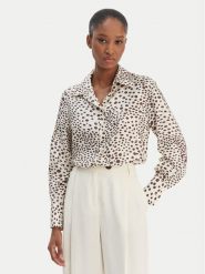 Marella Koszula Salve 2613111141 Écru Relaxed Fit. Koszule damskie Marella, bez wzorów, z jedwabiu, bez kołnierzyka, bez ramiączek. Za 1,089.00 zł.