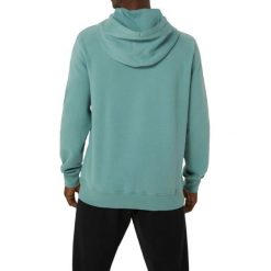 Bluza sportowa męska Asics 2031E187301. Zielone bluzy sportowe męskie Asics, m, bez wzorów, z kapturem. Za 315.90 zł.