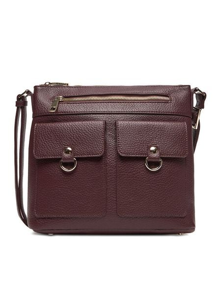 Lasocki Torebka C-LSK-X-003-08 Fioletowy. Fioletowe listonoszki damskie Lasocki, bez wzorów, z materiału, bez dodatków. Za 139.99 zł.